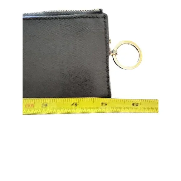 Black Coach Rectangular Coin Purse 3.5 x 5 - Picture 5 of 6